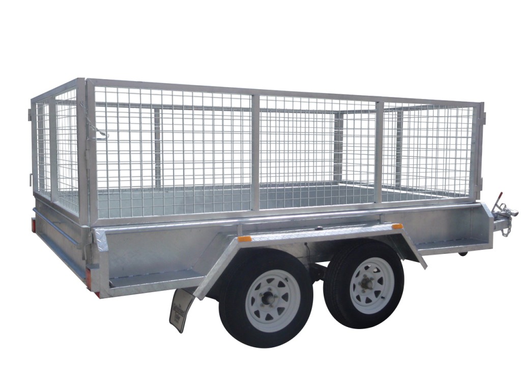 300mm Checker Plate Sides & 800mm Removable Mesh Cage