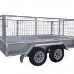 300mm Checker Plate Sides & 800mm Removable Mesh Cage