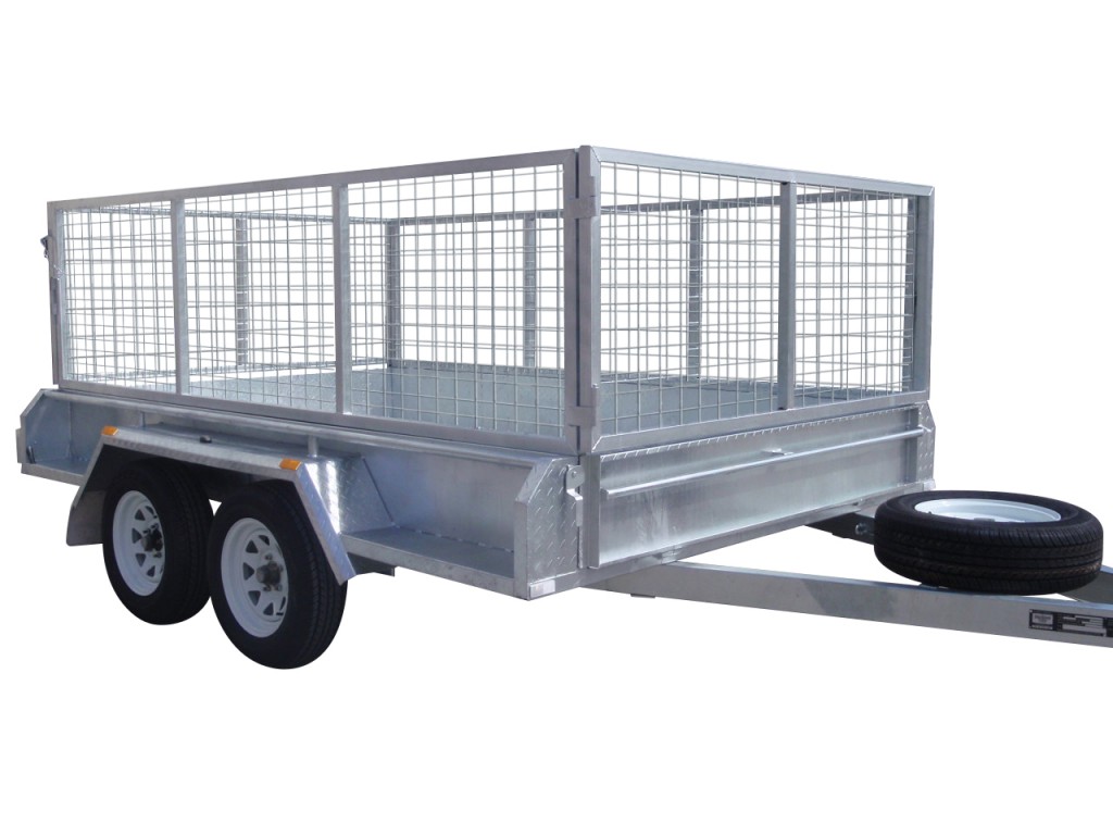 300mm Checker Plate Sides & 800mm Removable Mesh Cage