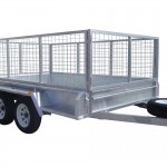 300mm Checker Plate Sides & 800mm Removable Mesh Cage