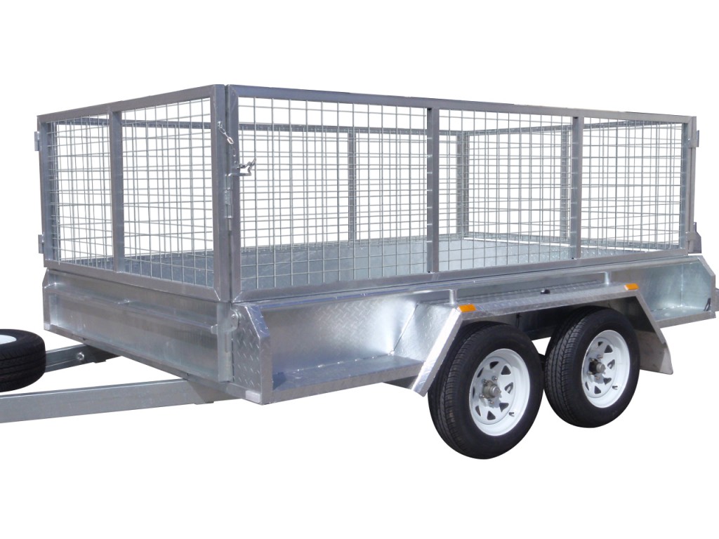 300mm Checker Plate Sides & 800mm Removable Mesh Cage