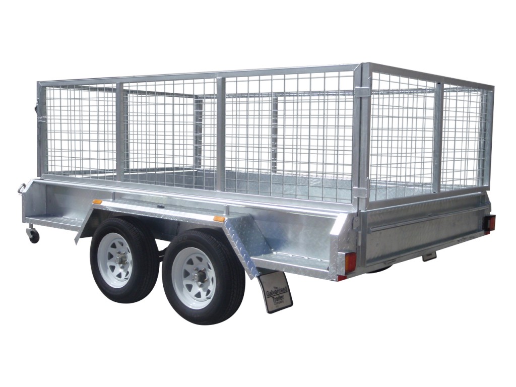 300mm Checker Plate Sides & 800mm Removable Mesh Cage