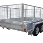 300mm Checker Plate Sides & 800mm Removable Mesh Cage