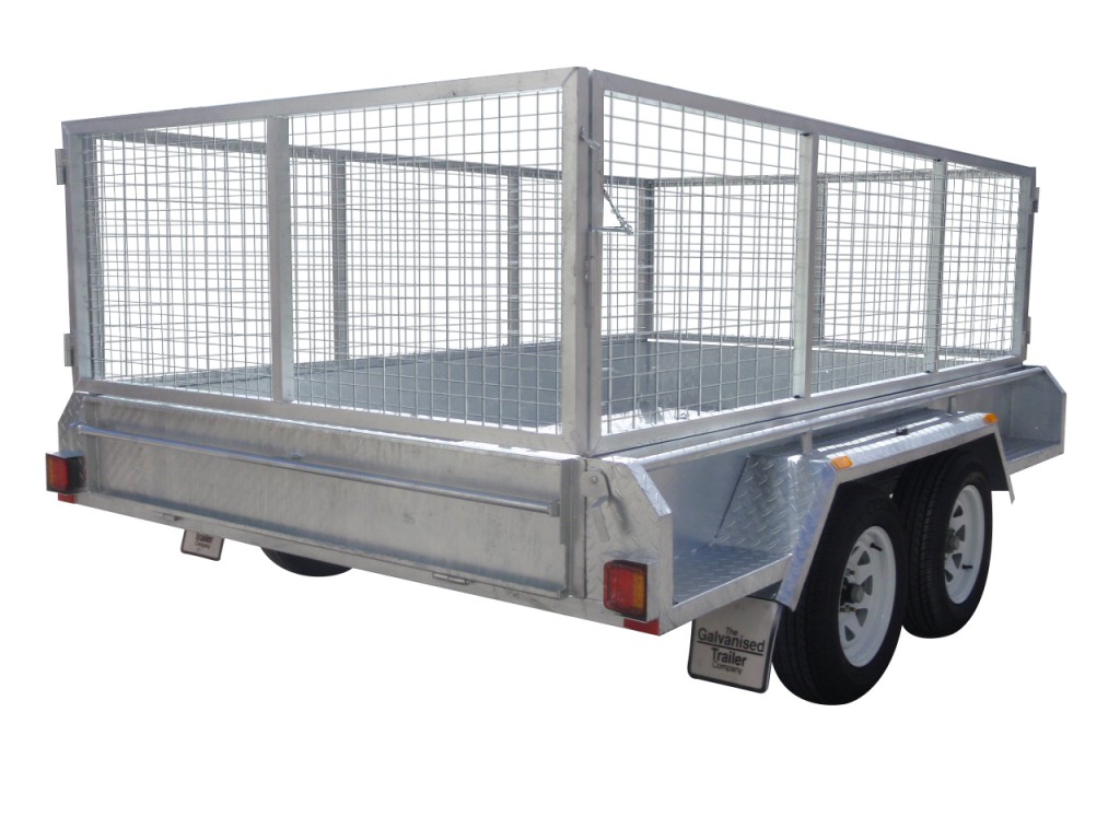 300mm Checker Plate Sides & 800mm Removable Mesh Cage