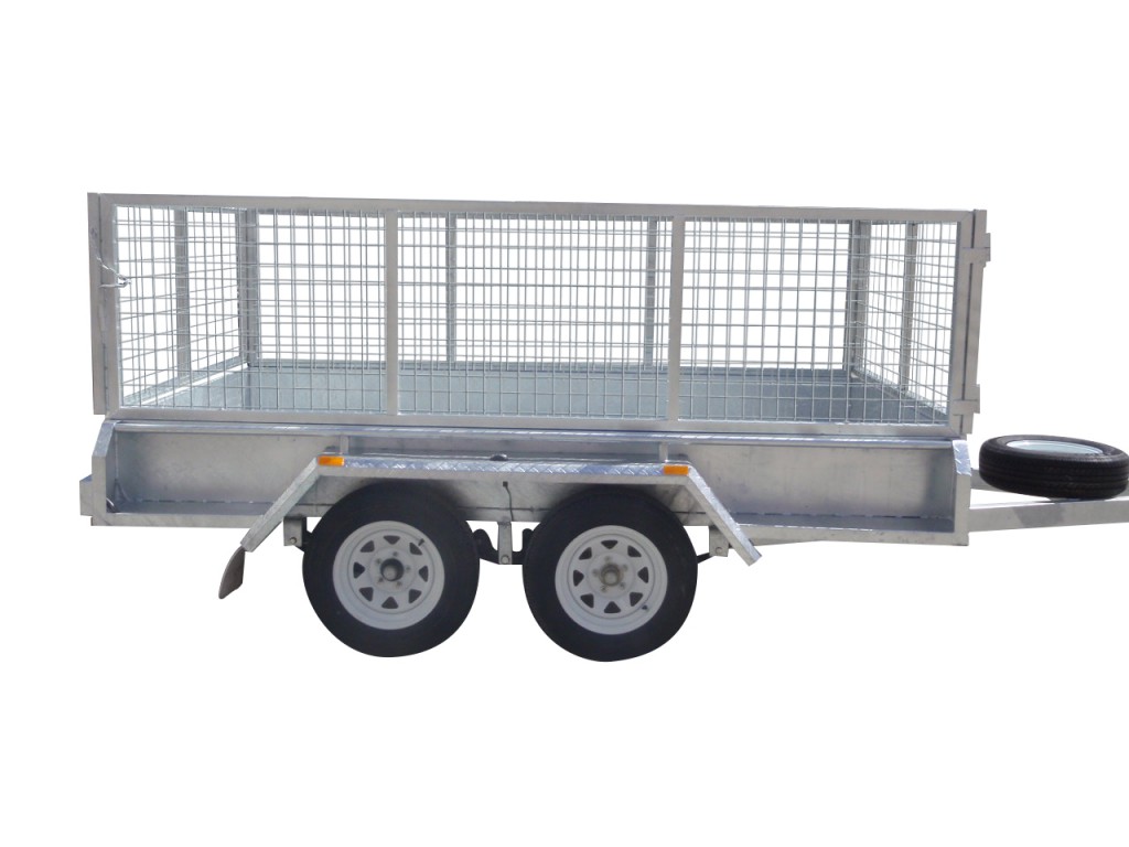 300mm Checker Plate Sides & 800mm Removable Mesh Cage