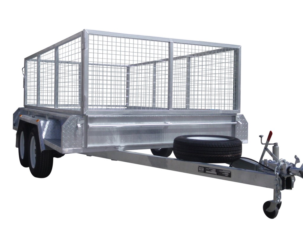 300mm Checker Plate Sides & 800mm Removable Mesh Cage