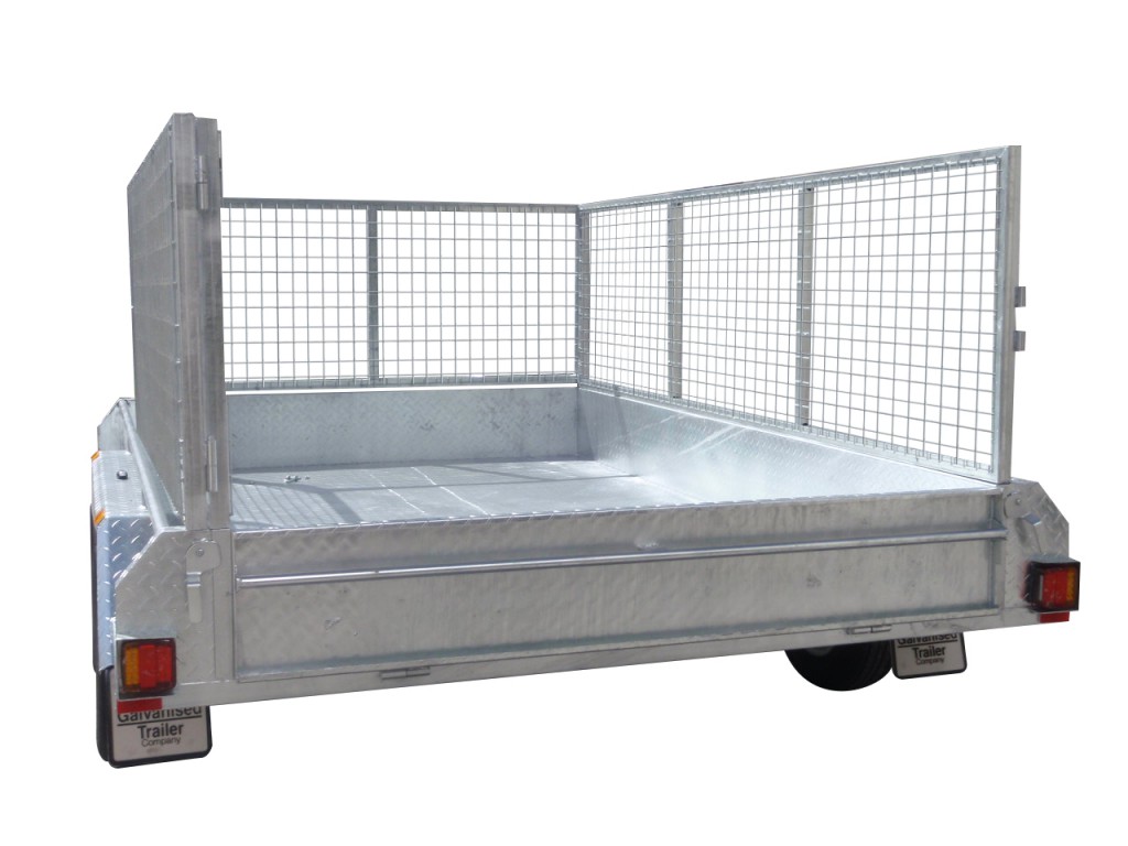 300mm Checker Plate Sides & 800mm Removable Mesh Cage