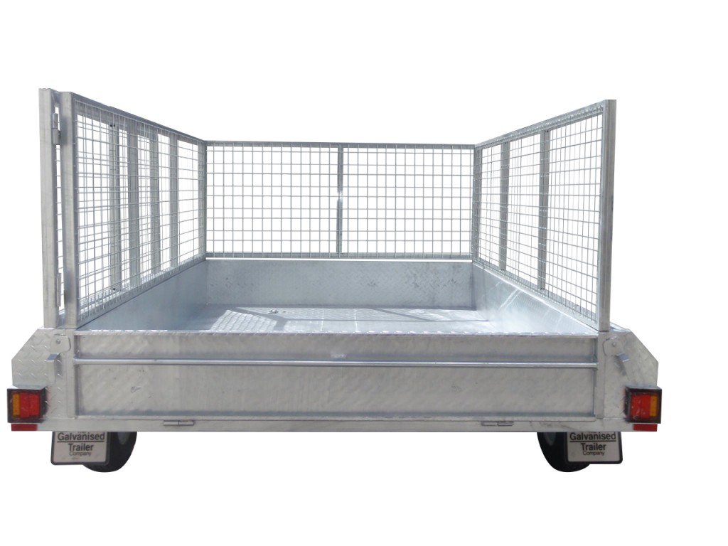300mm Checker Plate Sides & 800mm Removable Mesh Cage