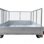 300mm Checker Plate Sides & 800mm Removable Mesh Cage