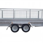 410mm Deep Checker Plate Sides & 1000mm Removable Mesh Cage