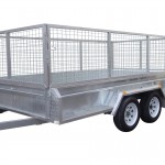410mm Deep Checker Plate Sides & 800mm Removable Mesh Cage
