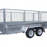 410mm Deep Checker Plate Sides & 800mm Removable Mesh Cage