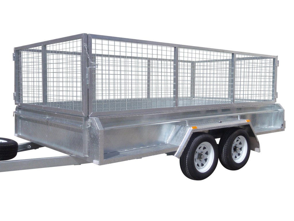 410mm Deep Checker Plate Sides & 800mm Removable Mesh Cage