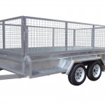 410mm Deep Checker Plate Sides & 800mm Removable Mesh Cage