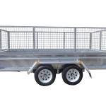 410mm Deep Checker Plate Sides & 1000mm Removable Mesh Cage