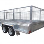 410mm Deep Checker Plate Sides & 800mm Removable Mesh Cage