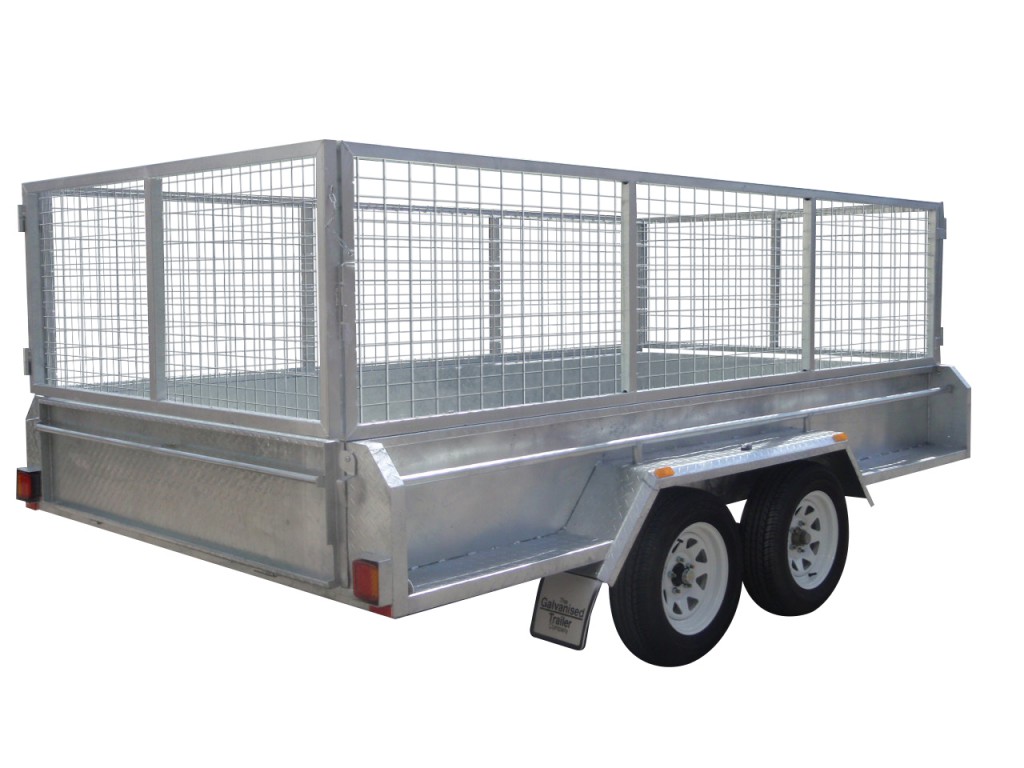 410mm Deep Checker Plate Sides & 800mm Removable Mesh Cage