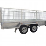 300mm Checker Plate Sides & 800mm Removable Mesh Cage