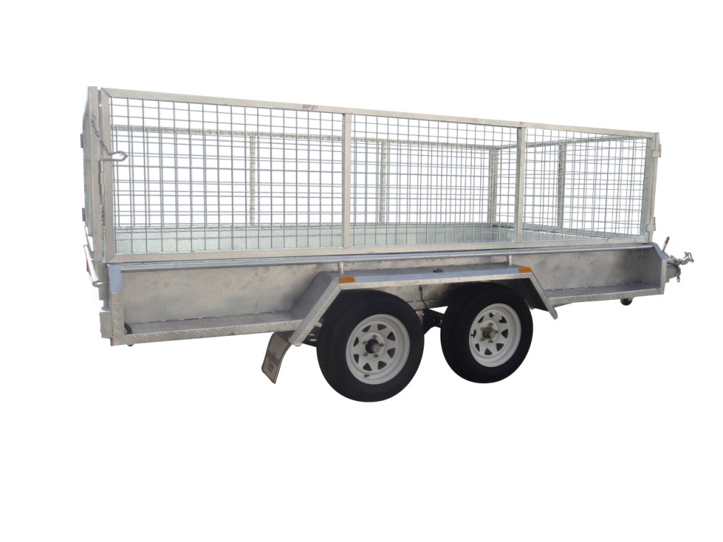 300mm Checker Plate Sides & 1000mm Removable Mesh Cage