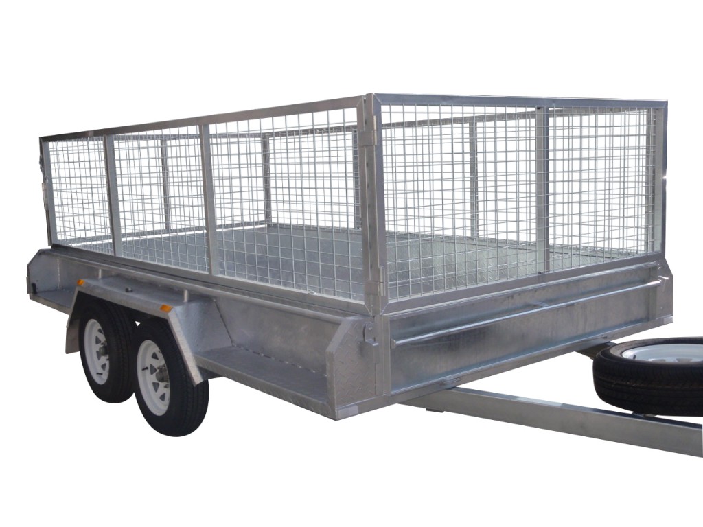 300mm Checker Plate Sides & 800mm Removable Mesh Cage