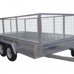300mm Checker Plate Sides & 1000mm Removable Mesh Cage