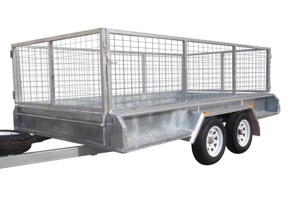 300mm Checker Plate Sides & 800mm Removable Mesh Cage