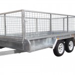 300mm Checker Plate Sides & 800mm Removable Mesh Cage