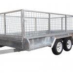 300mm Checker Plate Sides & 1000mm Removable Mesh Cage