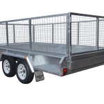 300mm Checker Plate Sides & 800mm Removable Mesh Cage