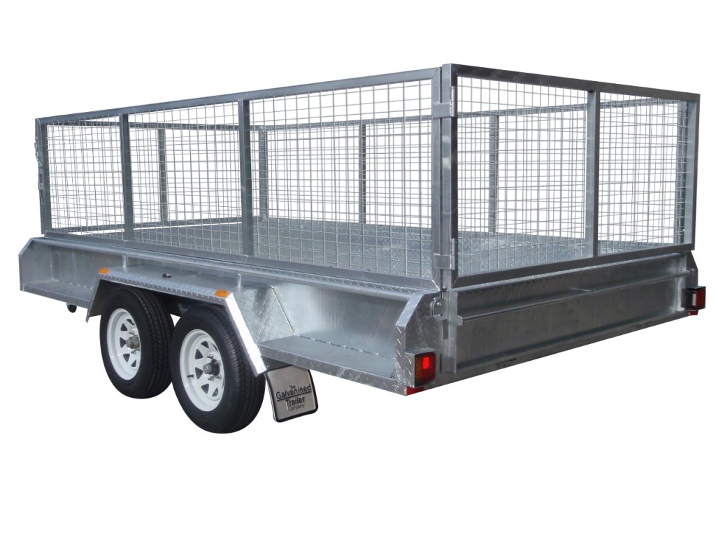 300mm Checker Plate Sides & 1000mm Removable Mesh Cage