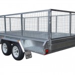 300mm Checker Plate Sides & 1000mm Removable Mesh Cage