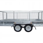 300mm Checker Plate Sides & 800mm Removable Mesh Cage