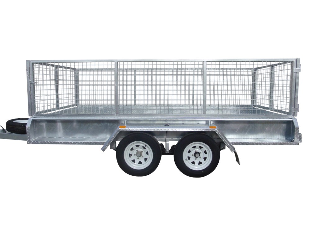 300mm Checker Plate Sides & 1000mm Removable Mesh Cage