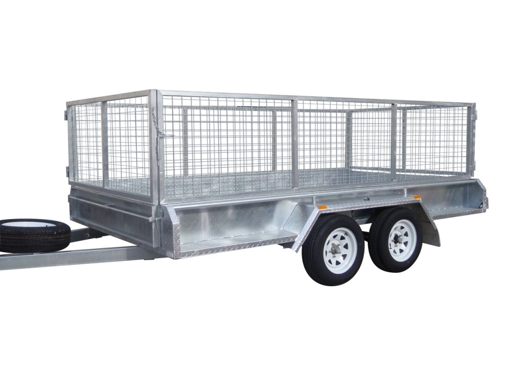 300mm Checker Plate Sides & 800mm Removable Mesh Cage