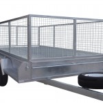 300mm Checker Plate Sides & 800mm Removable Mesh Cage