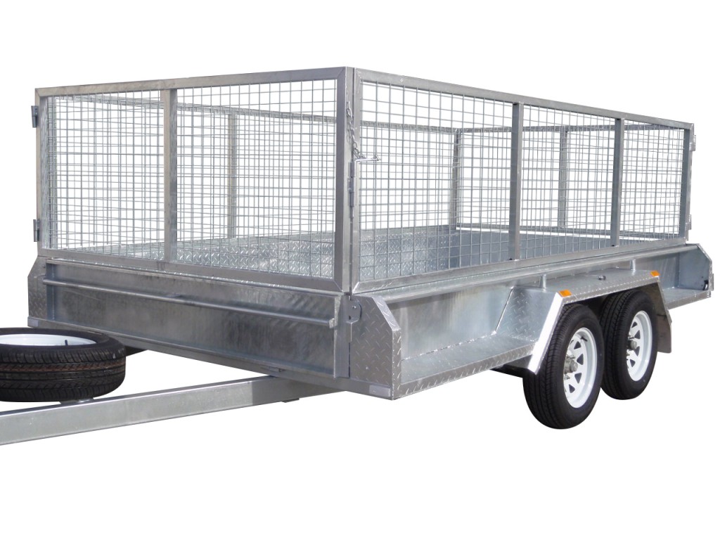 300mm Checker Plate Sides & 800mm Removable Mesh Cage