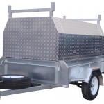 7x4 Single Axle With 410mm Deep Checker Plate Sides